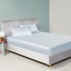 Alice Blue 22 Momme Mulberry Silk Sheet Set UK Alice Blue 22 Momme Mulberry Silk Sheet Set UK