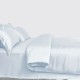 Alice Blue 3 PCS 22 Momme Mulberry Silk Duvet Cover Set UK Alice Blue 3 PCS 22 Momme Mulberry Silk Duvet Cover Set UK