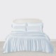 Alice Blue 3 PCS 22 Momme Mulberry Silk Duvet Cover Set UK Alice Blue 3 PCS 22 Momme Mulberry Silk Duvet Cover Set UK
