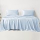 Baby Blue 22 Momme Mulberry Silk Sheet Set UK Baby Blue 22 Momme Mulberry Silk Sheet Set UK