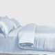 Baby Blue 3 PCS 22 Momme Mulberry Silk Duvet Cover Set UK Baby Blue 3 PCS 22 Momme Mulberry Silk Duvet Cover Set UK