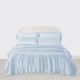 Baby Blue 3 PCS 22 Momme Mulberry Silk Duvet Cover Set UK Baby Blue 3 PCS 22 Momme Mulberry Silk Duvet Cover Set UK