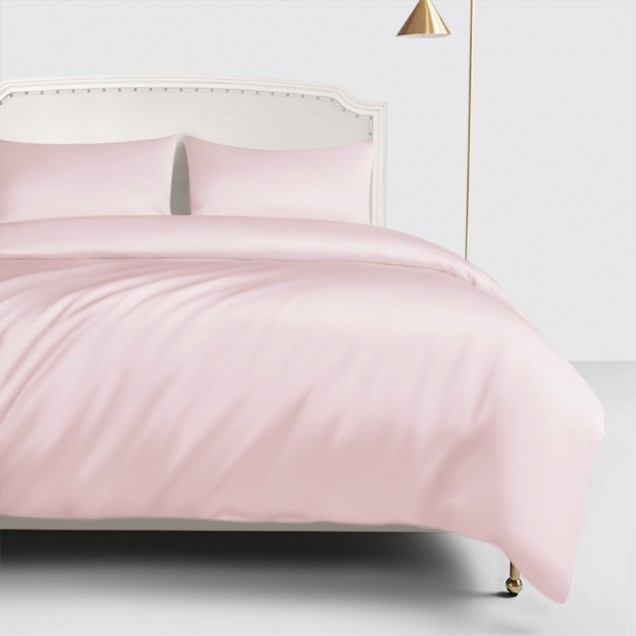 Baby Pink 22 Momme Mulberry Silk Duvet Cover UK Baby Pink 22 Momme Mulberry Silk Duvet Cover UK