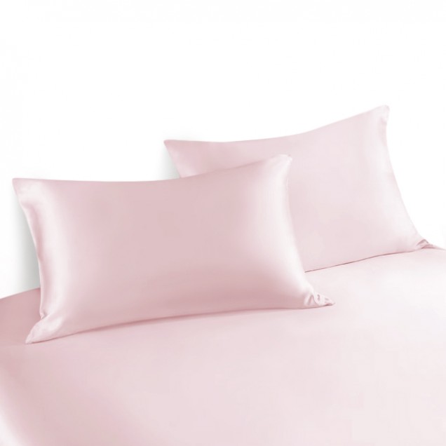 Baby Pink Envelope 22 Momme Mulberry Silk Pillowcase UK Baby Pink Envelope 22 Momme Mulberry Silk Pillowcase UK