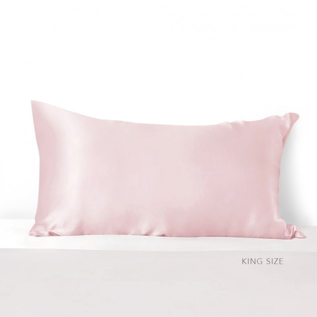 Baby Pink 22 Momme Mulberry Silk Pillowcase with Hidden Zipper UK Baby Pink 22 Momme Mulberry Silk Pillowcase with Hidden Zipper UK