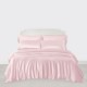 Baby Pink 3 PCS 22 Momme Mulberry Silk Duvet Cover Set UK