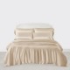 Beige 3 PCS 22 Momme Mulberry Silk Duvet Cover Set UK Beige 3 PCS 22 Momme Mulberry Silk Duvet Cover Set UK
