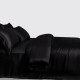 Black 3 PCS 22 Momme Mulberry Silk Duvet Cover Set UK