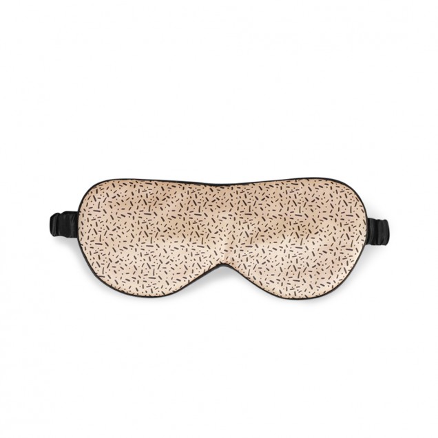 Black & Gold Silk Sleep Mask UK Black & Gold Silk Sleep Mask UK