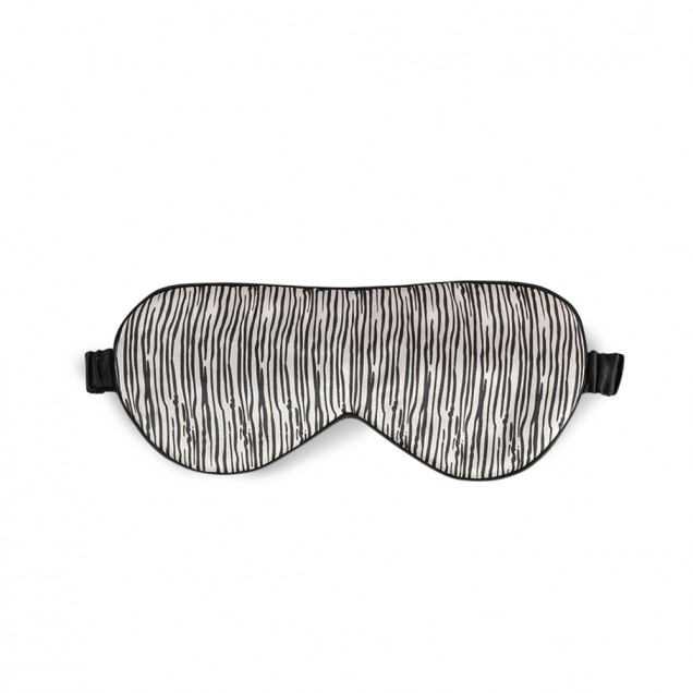 Black & Silver Silk Sleep Mask UK Black & Silver Silk Sleep Mask UK