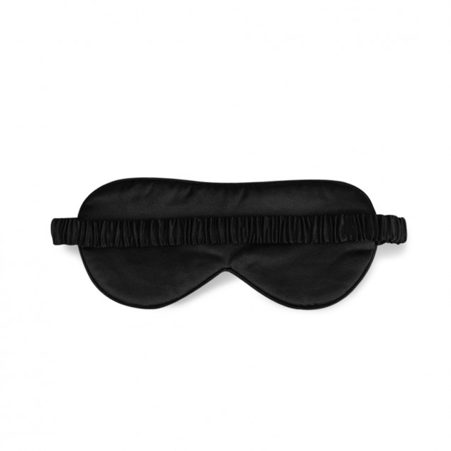 Black & Silver Silk Sleep Mask UK Black & Silver Silk Sleep Mask UK