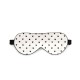 Black & White Heart Silk Sleep Mask UK