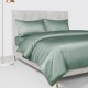Celadon Green 22 Momme Mulberry Silk Duvet Cover UK Celadon Green 22 Momme Mulberry Silk Duvet Cover UK