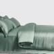 Celadon Green 3 PCS 22 Momme Mulberry Silk Duvet Cover Set UK Celadon Green 3 PCS 22 Momme Mulberry Silk Duvet Cover Set UK