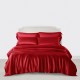 Cherry 3 PCS 22 Momme Mulberry Silk Duvet Cover Set UK Cherry 3 PCS 22 Momme Mulberry Silk Duvet Cover Set UK