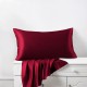 Claret Envelope 22 Momme Mulberry Silk Pillowcase UK Claret Envelope 22 Momme Mulberry Silk Pillowcase UK