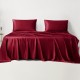Claret 22 Momme Mulberry Silk Sheet Set UK Claret 22 Momme Mulberry Silk Sheet Set UK