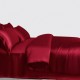 Claret 3 PCS 22 Momme Mulberry Silk Duvet Cover Set UK Claret 3 PCS 22 Momme Mulberry Silk Duvet Cover Set UK