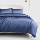 Dark Blue 22 Momme Mulberry Silk Duvet Cover UK Dark Blue 22 Momme Mulberry Silk Duvet Cover UK