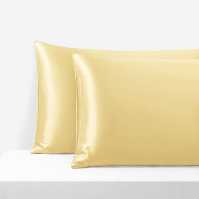 Gold Envelope 22 Momme Mulberry Silk Pillowcase UK Gold Envelope 22 Momme Mulberry Silk Pillowcase UK