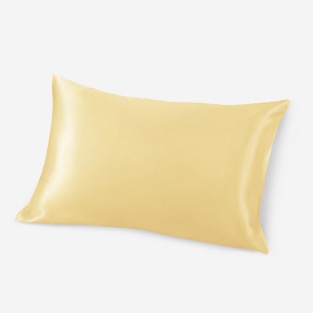 Gold 22 Momme Mulberry Silk Pillowcase with Hidden Zipper UK Gold 22 Momme Mulberry Silk Pillowcase with Hidden Zipper UK