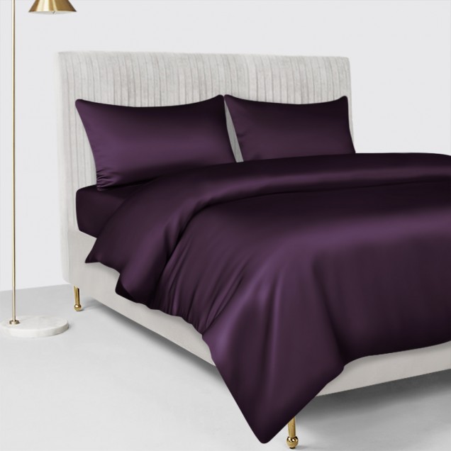 Grape 22 Momme Mulberry Silk Duvet Cover UK Grape 22 Momme Mulberry Silk Duvet Cover UK