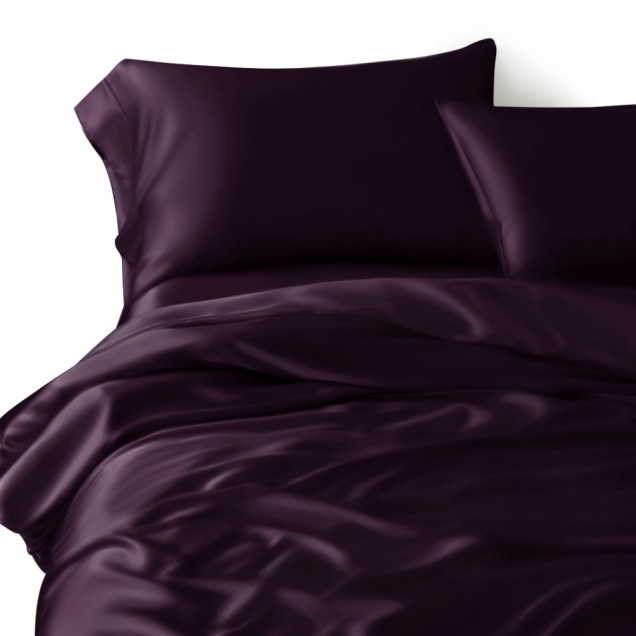 Grape 22 Momme Mulberry Silk Duvet Cover UK Grape 22 Momme Mulberry Silk Duvet Cover UK