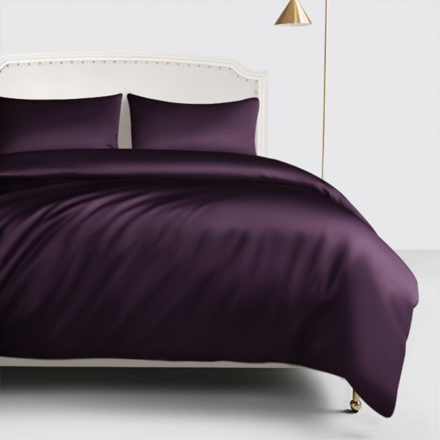Grape 22 Momme Mulberry Silk Duvet Cover UK Grape 22 Momme Mulberry Silk Duvet Cover UK
