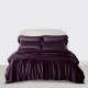 Grape 3 PCS 22 Momme Mulberry Silk Duvet Cover Set UK Grape 3 PCS 22 Momme Mulberry Silk Duvet Cover Set UK