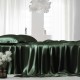 Hunter Green 22 Momme Mulberry Silk Fitted Sheet UK Hunter Green 22 Momme Mulberry Silk Fitted Sheet UK