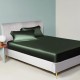 Hunter Green 22 Momme Mulberry Silk Fitted Sheet UK Hunter Green 22 Momme Mulberry Silk Fitted Sheet UK