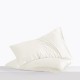 Ivory Envelope 22 Momme Mulberry Silk Pillowcase UK Ivory Envelope 22 Momme Mulberry Silk Pillowcase UK