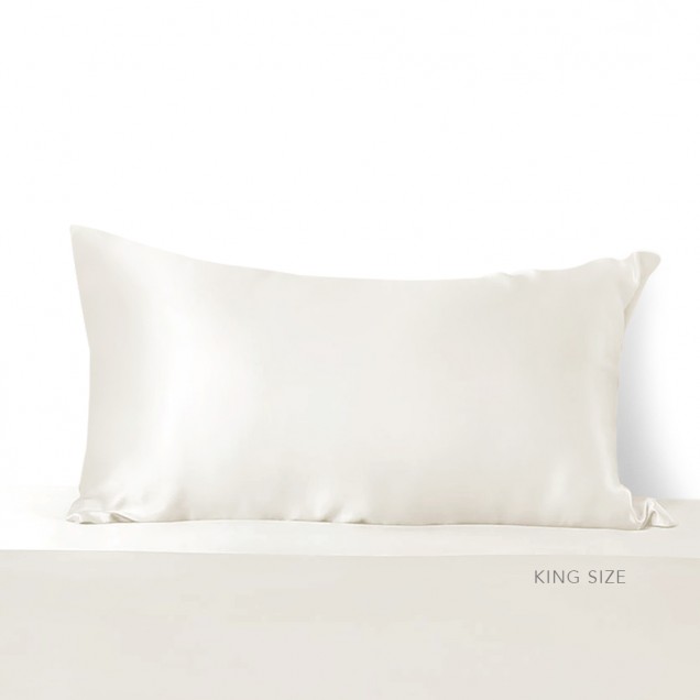 Ivory Envelope 22 Momme Mulberry Silk Pillowcase UK Ivory Envelope 22 Momme Mulberry Silk Pillowcase UK