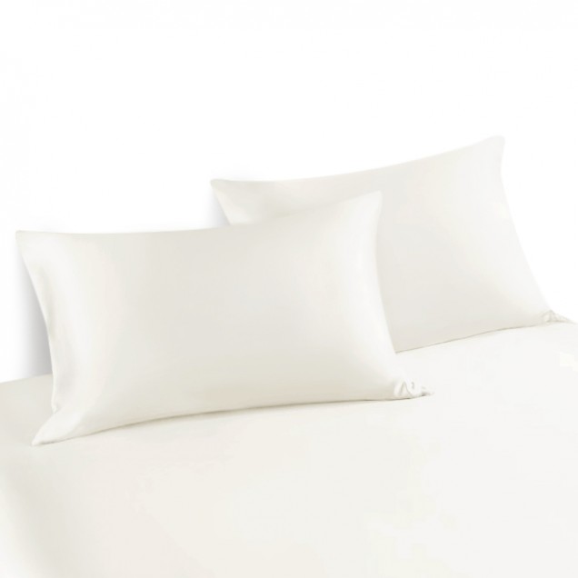 Ivory Envelope 22 Momme Mulberry Silk Pillowcase UK Ivory Envelope 22 Momme Mulberry Silk Pillowcase UK