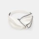 Ivory & Black Silk Headband UK Ivory & Black Silk Headband UK