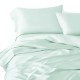 Light Cyan 3 PCS 22 Momme Mulberry Silk Duvet Cover Set UK Light Cyan 3 PCS 22 Momme Mulberry Silk Duvet Cover Set UK