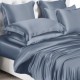 Misty Blue 22 Momme Mulberry Silk Duvet Cover UK Misty Blue 22 Momme Mulberry Silk Duvet Cover UK
