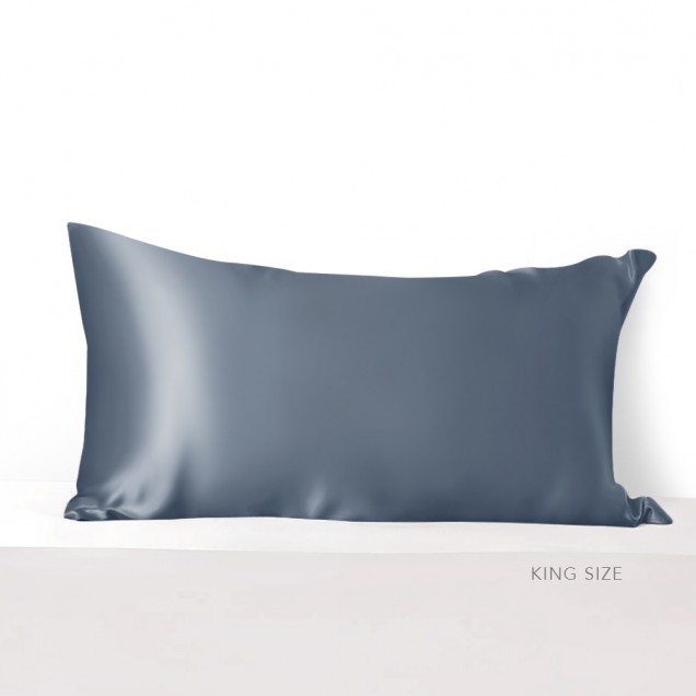 Misty Blue Envelope 22 Momme Mulberry Silk Pillowcase UK Misty Blue Envelope 22 Momme Mulberry Silk Pillowcase UK