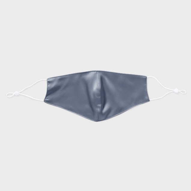 Misty Blue & White Double-Sided 22 Momme Silk Face Mask UK Misty Blue & White Double-Sided 22 Momme Silk Face Mask UK