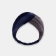 Navy & Slate Gray Mulberry Silk Headband UK Navy & Slate Gray Mulberry Silk Headband UK