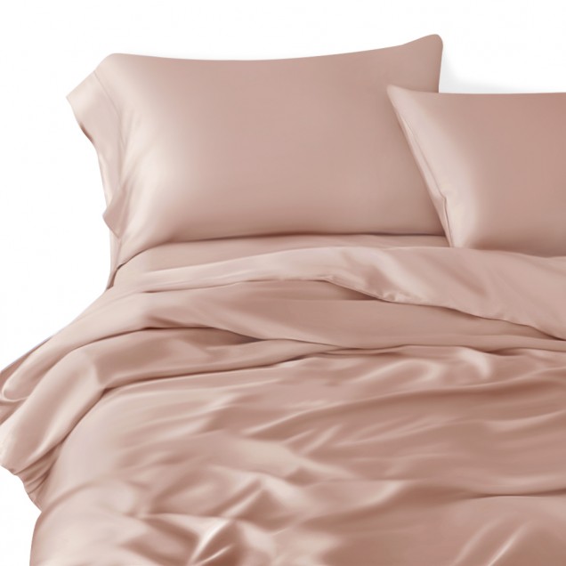 Pearl Pink 22 Momme Mulberry Silk Duvet Cover UK Pearl Pink 22 Momme Mulberry Silk Duvet Cover UK