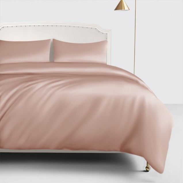 Pearl Pink 22 Momme Mulberry Silk Duvet Cover UK Pearl Pink 22 Momme Mulberry Silk Duvet Cover UK