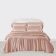 Pearl Pink 3 PCS 22 Momme Mulberry Silk Duvet Cover Set UK Pearl Pink 3 PCS 22 Momme Mulberry Silk Duvet Cover Set UK