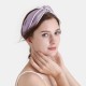 Purple & Ivory Silk Headband UK Purple & Ivory Silk Headband UK