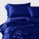 Royal Blue 22 Momme Mulberry Silk Duvet Cover UK Royal Blue 22 Momme Mulberry Silk Duvet Cover UK