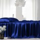 Royal Blue 22 Momme Mulberry Silk Sheet Set UK Royal Blue 22 Momme Mulberry Silk Sheet Set UK