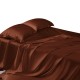 Rust Red 22 Momme Mulberry Silk Flat Sheet UK Rust Red 22 Momme Mulberry Silk Flat Sheet UK