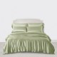 Sage Green 3 PCS 22 Momme Mulberry Silk Duvet Cover Set UK Sage Green 3 PCS 22 Momme Mulberry Silk Duvet Cover Set UK