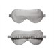 Silver & Ivory Suede Rose Silk Eye Mask UK Silver & Ivory Suede Rose Silk Eye Mask UK