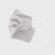 Silver & White Double-Sided 22 Momme Silk Face Mask UK Silver & White Double-Sided 22 Momme Silk Face Mask UK